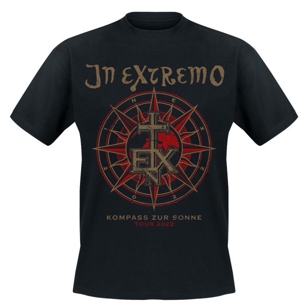 In Extremo T-Shirt Kompass zur Sonne Tour 2022 Wiesbaden & Köln