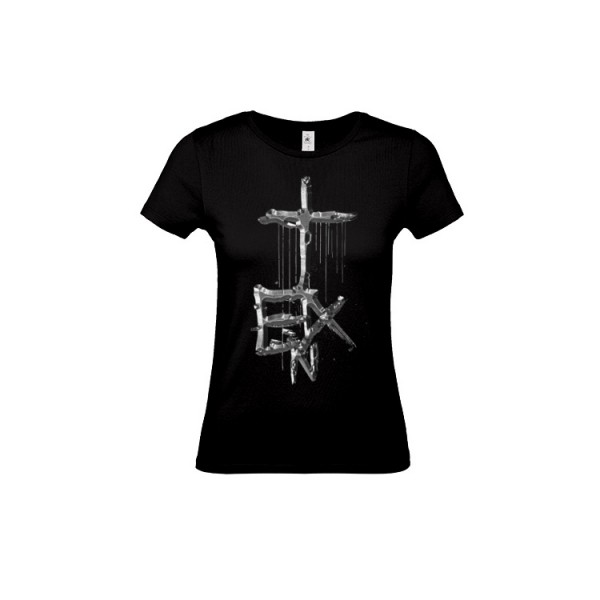 In Extremo Girlshirt Schwarzkreuz