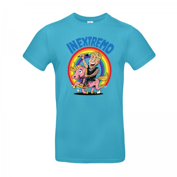 In Extremo T-Shirt Blau -Das letzte Einhorn-